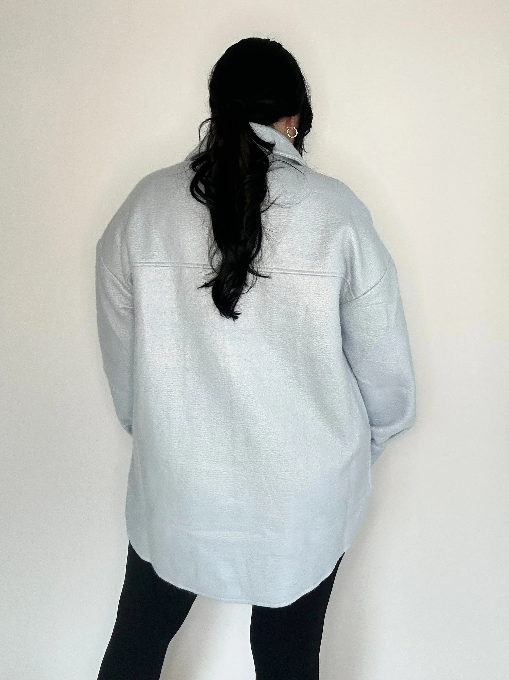Dusty Blue Button Down