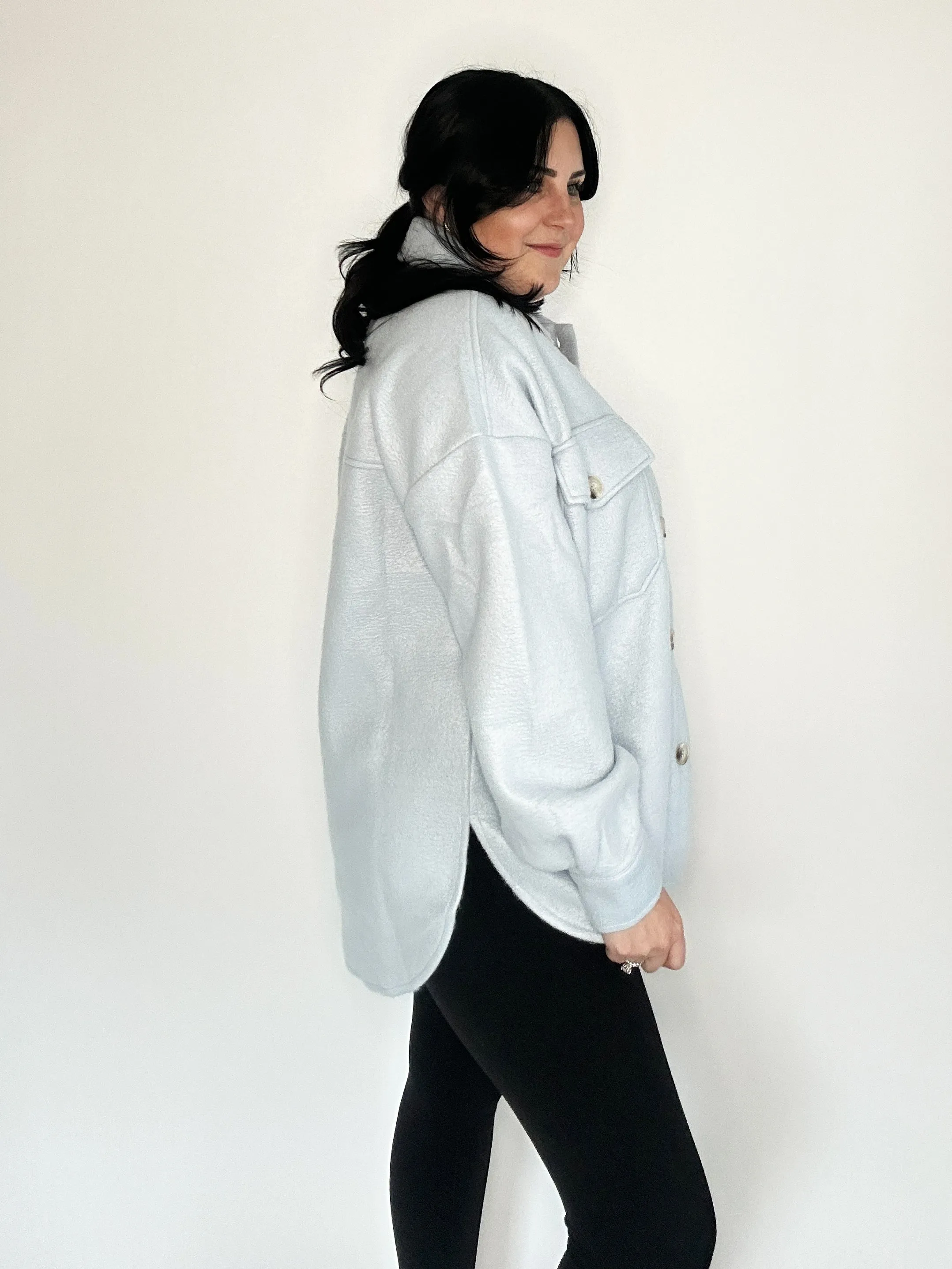 Dusty Blue Button Down