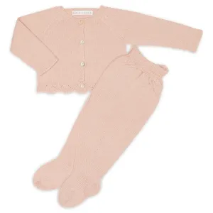 DUSTY PINK LUNETTA BABY SET