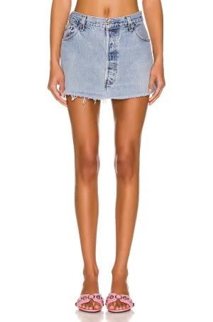 Eb Denim Vintage Mini Skirt, Light