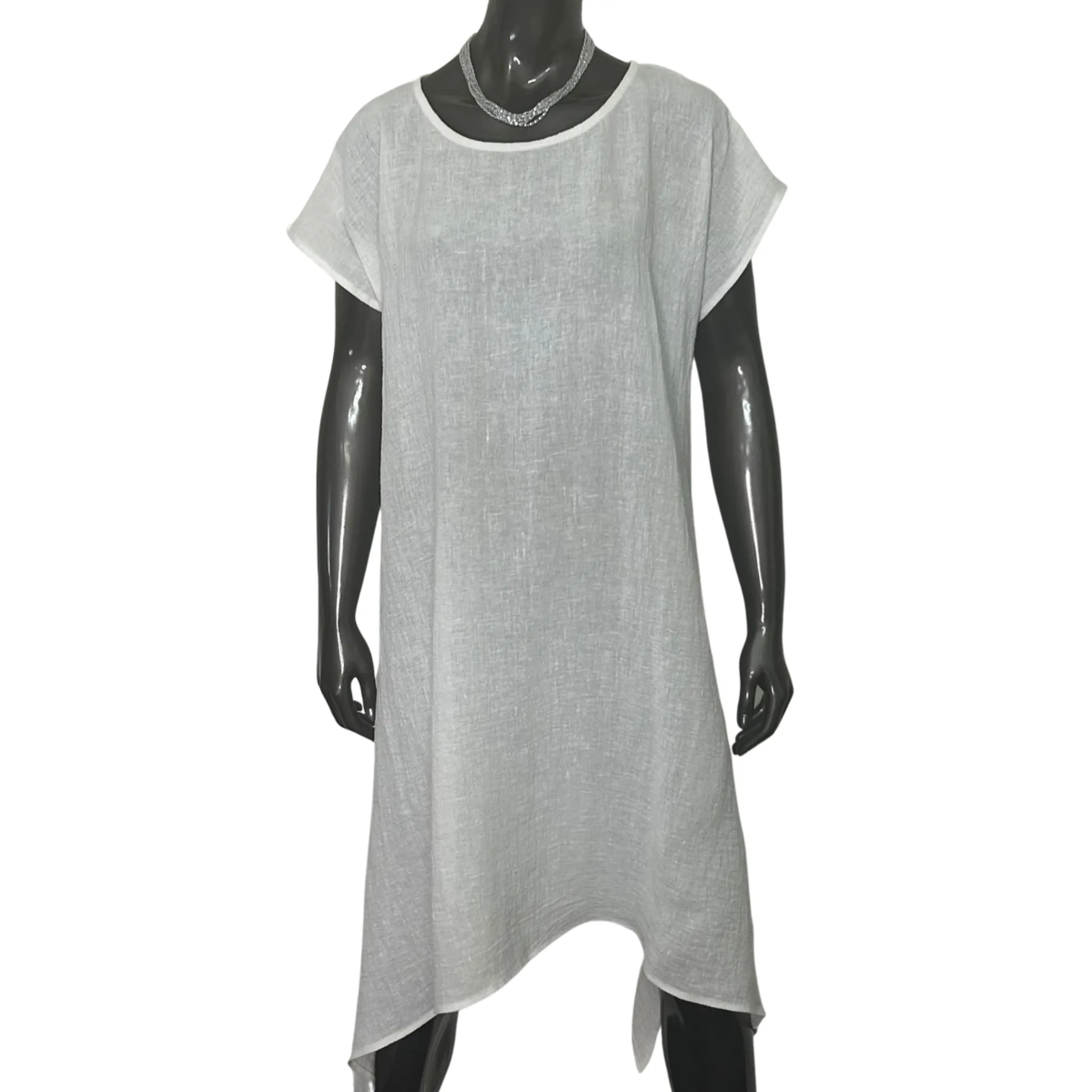 Edit Linen Tunic White - Igor
