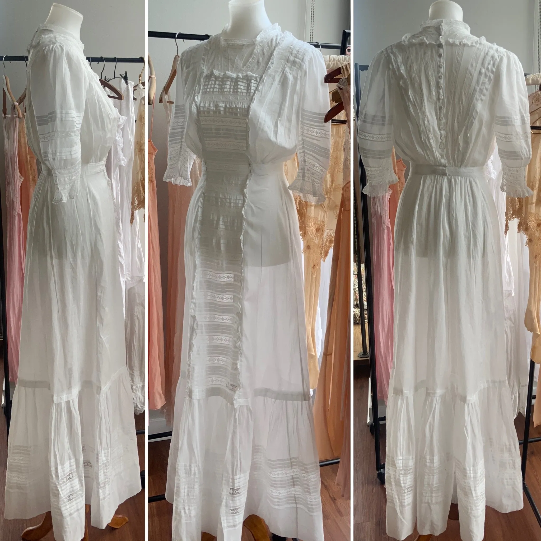 Edwardian Lawn Dress - 1919 - Bridal