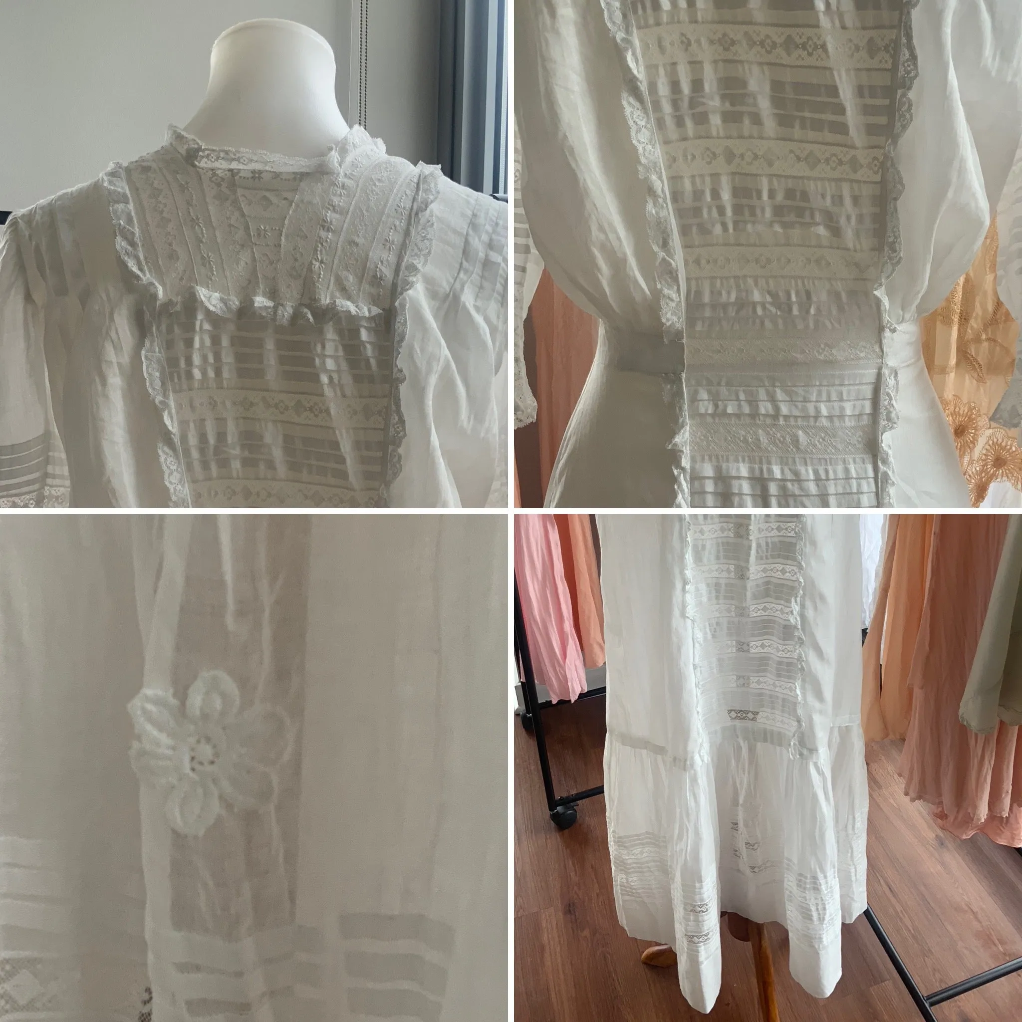 Edwardian Lawn Dress - 1919 - Bridal