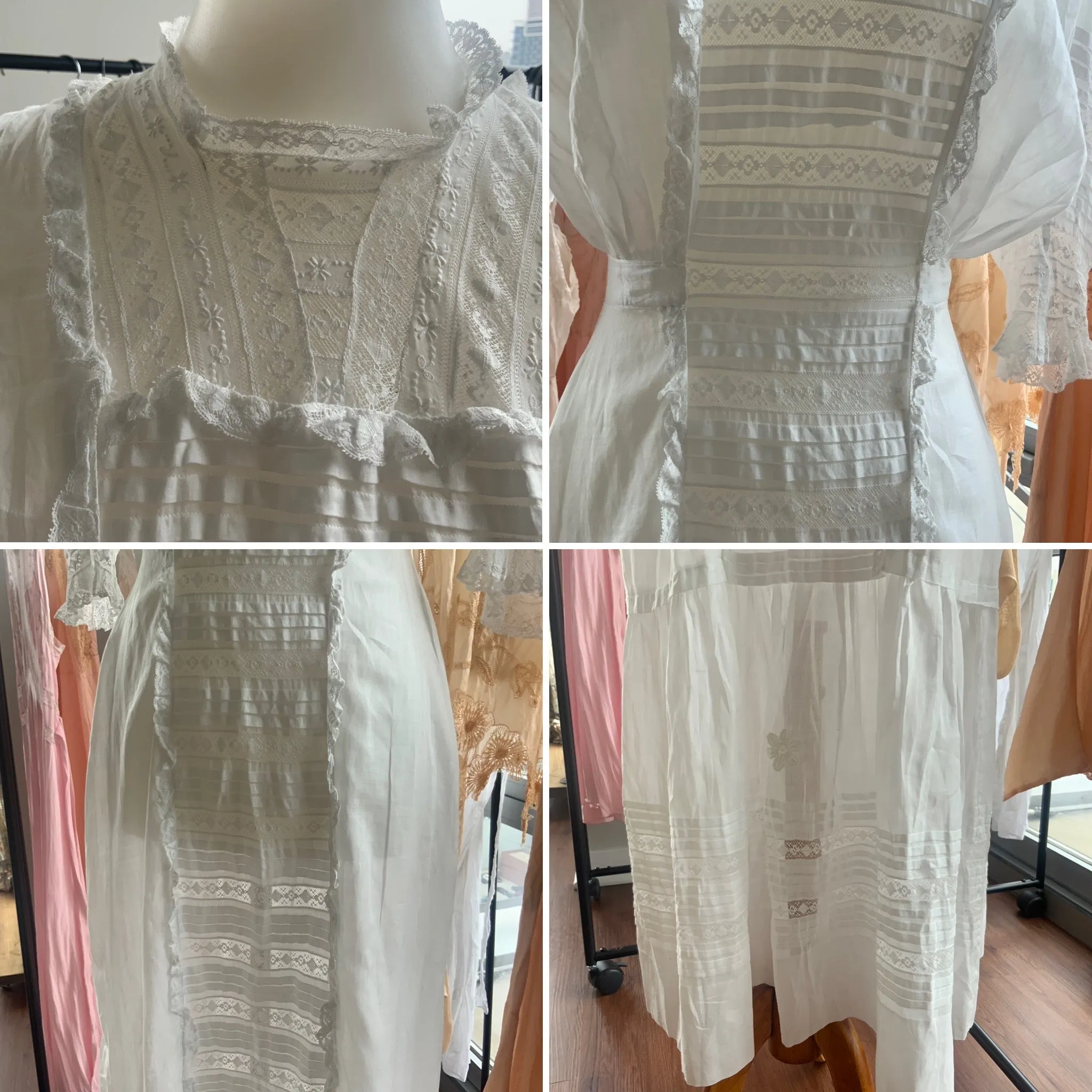 Edwardian Lawn Dress - 1919 - Bridal