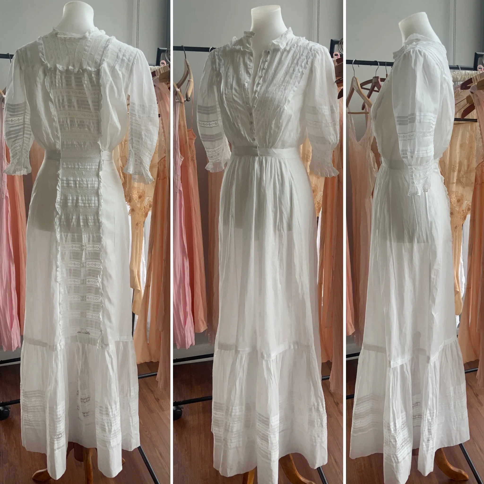Edwardian Lawn Dress - 1919 - Bridal