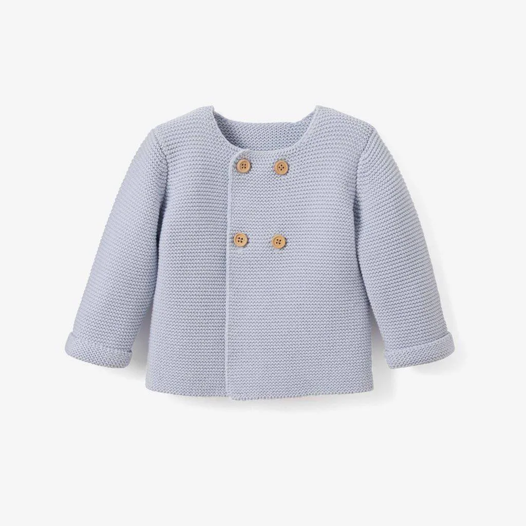 Elegant Baby Cardigan & Knit Pants Set