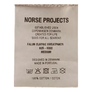 Falun Classic Sweatpant Light Grey Melange