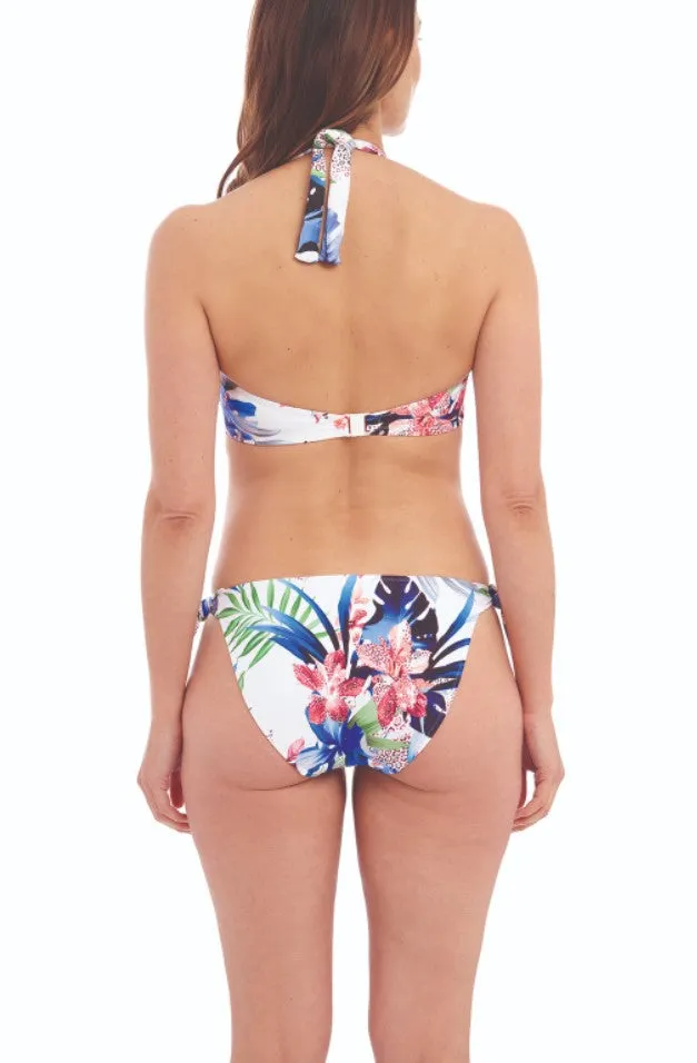 FANTASIE - SANTA CATALINA HALTER NECK PLUNGE BIKINI TOP IN BLUE DEPTHS