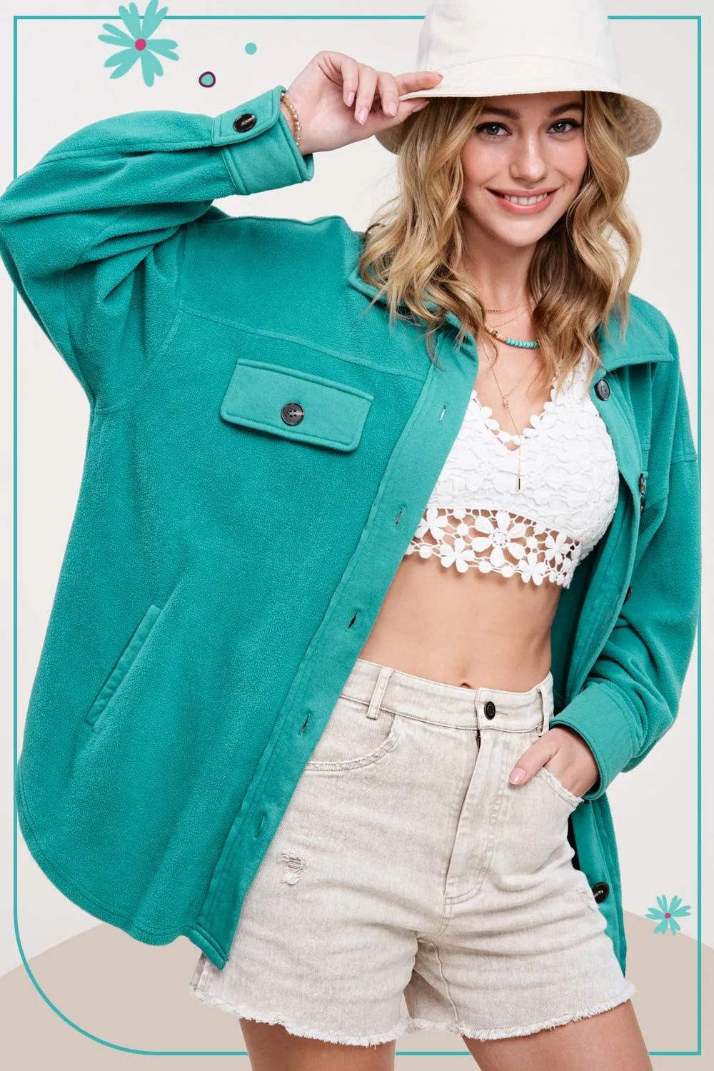 Farrah Fleece Shacket