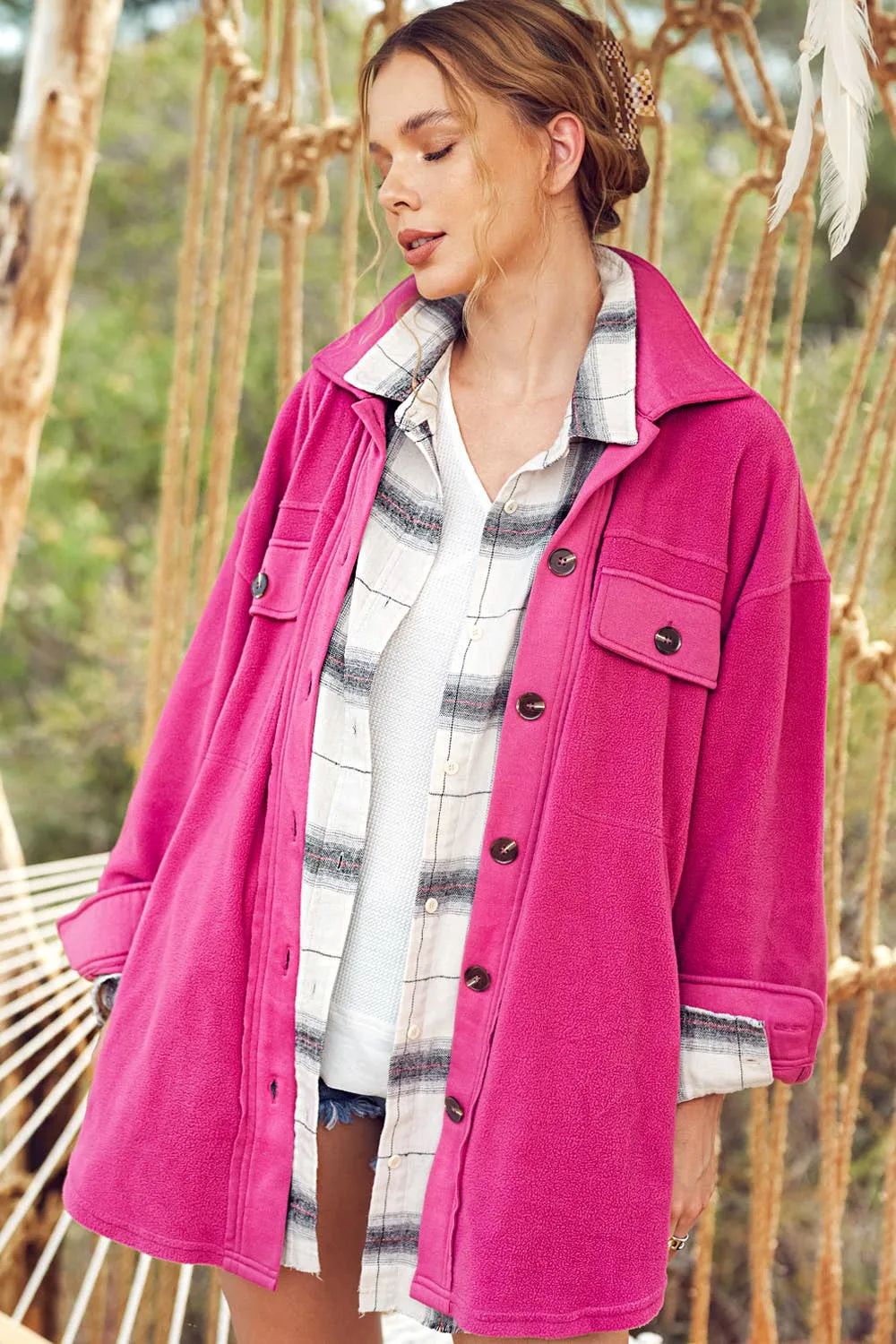 Farrah Fleece Shacket