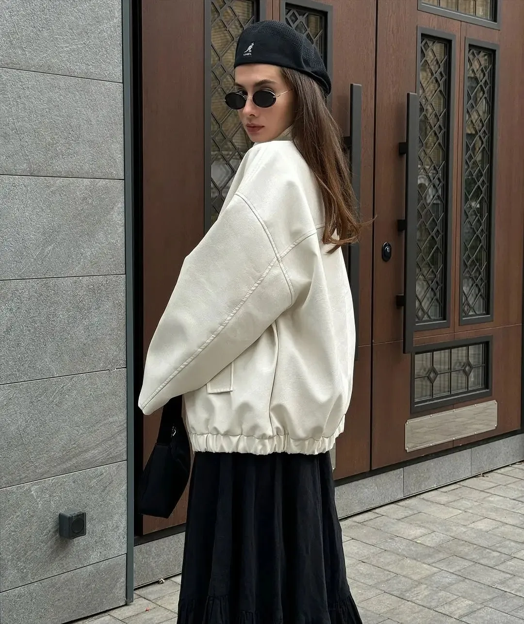 Fashion Stand Collar Button Coat