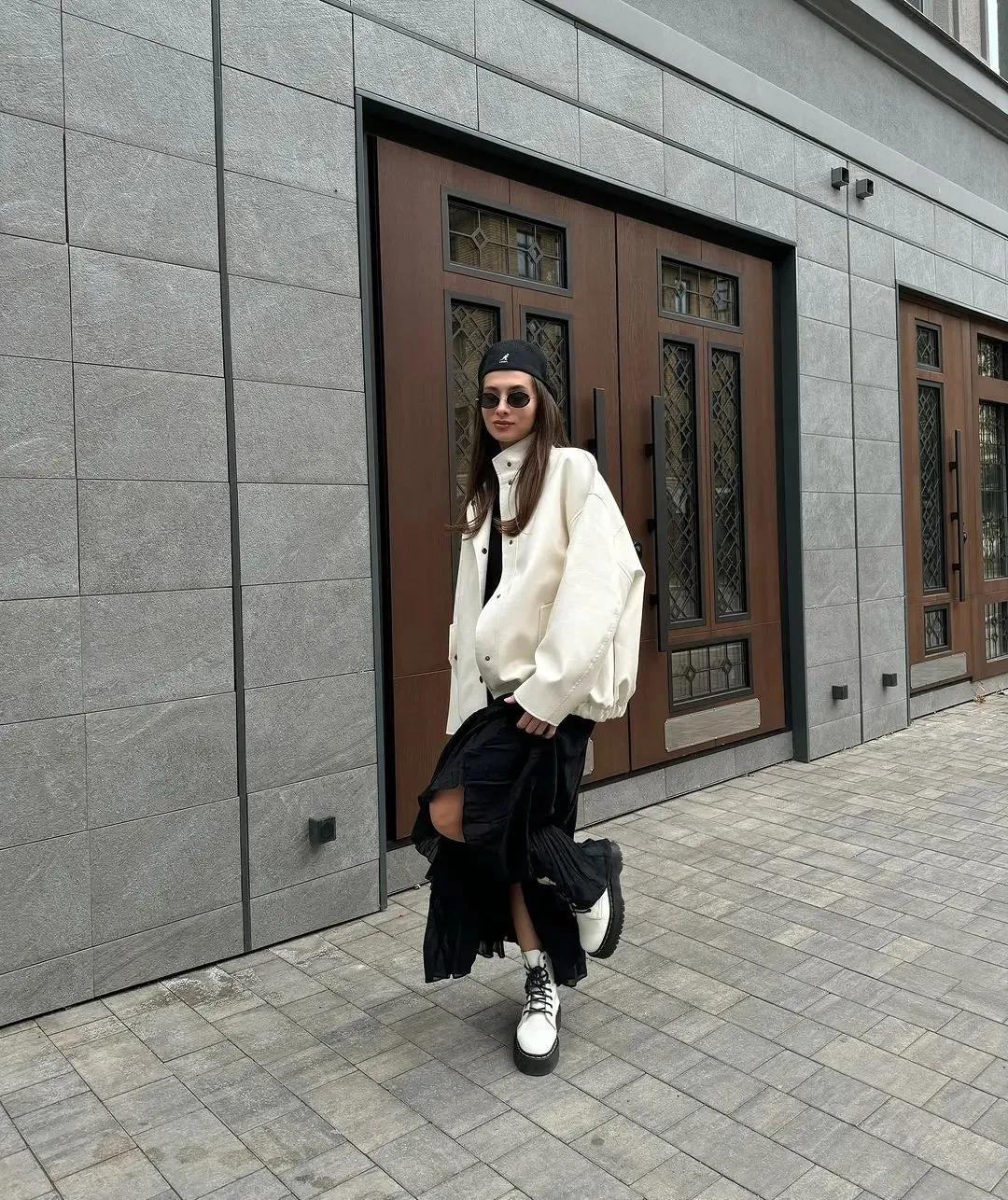 Fashion Stand Collar Button Coat