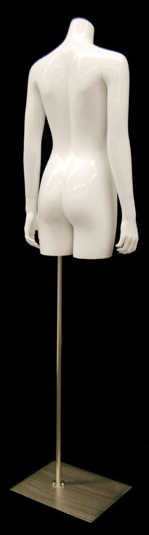 Female Mannequin Torso MM-RTFWS (Glossy or Matte)