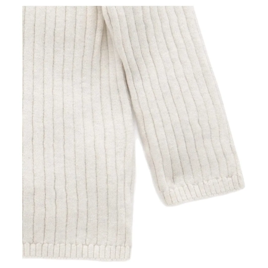 Fine Rib Jumper - Cloud Melange
