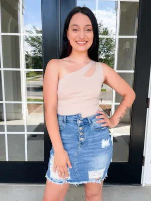 Finish Line Denim Skirt