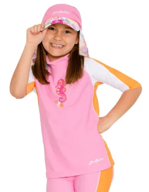 Flap Sun Hat - Prettyberry Pink