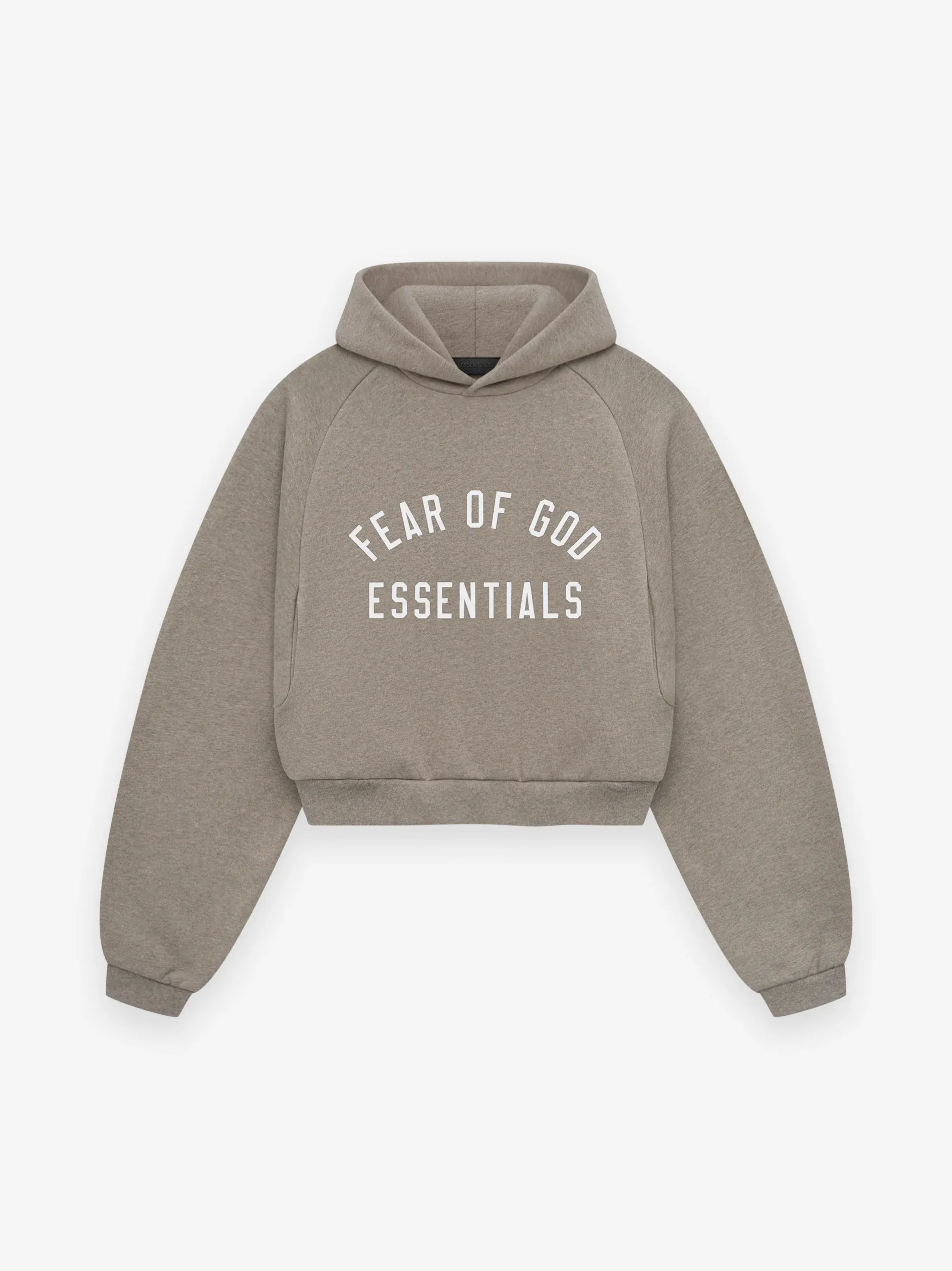 Fleece Cropped Hoodie