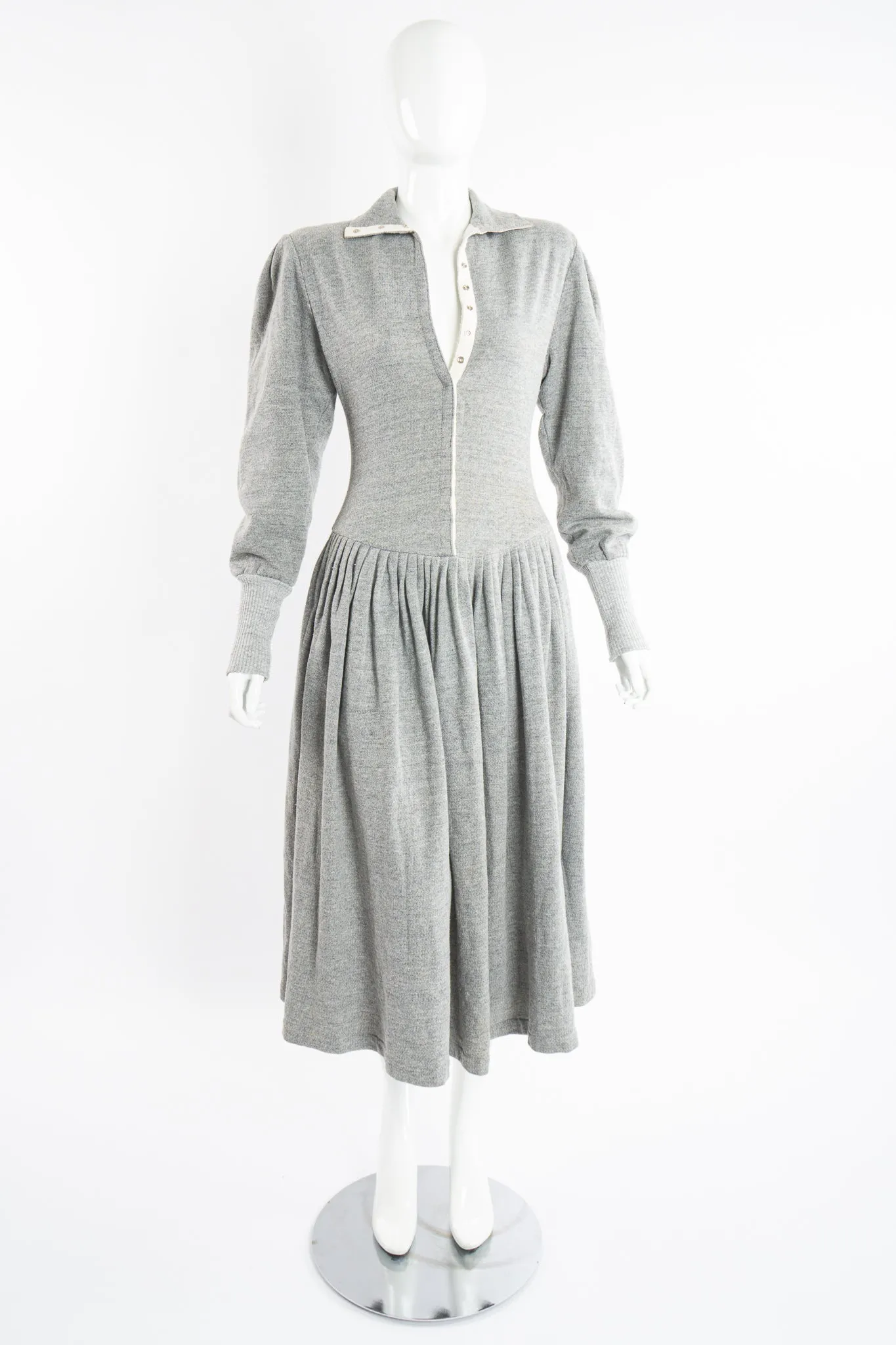 Fleece Sweatshirt Dress