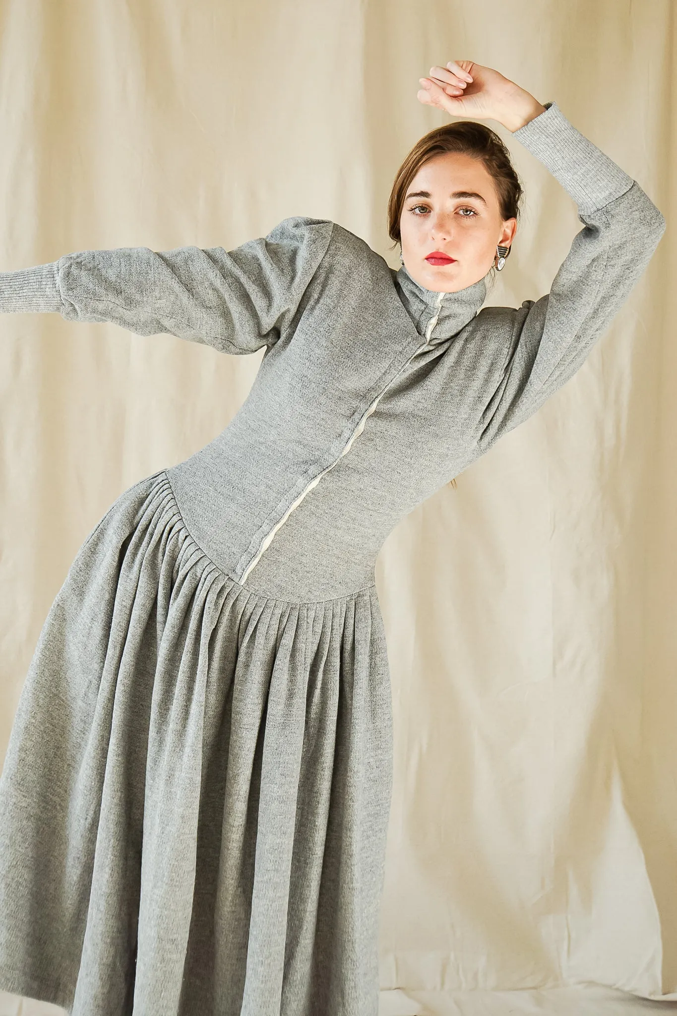 Fleece Sweatshirt Dress