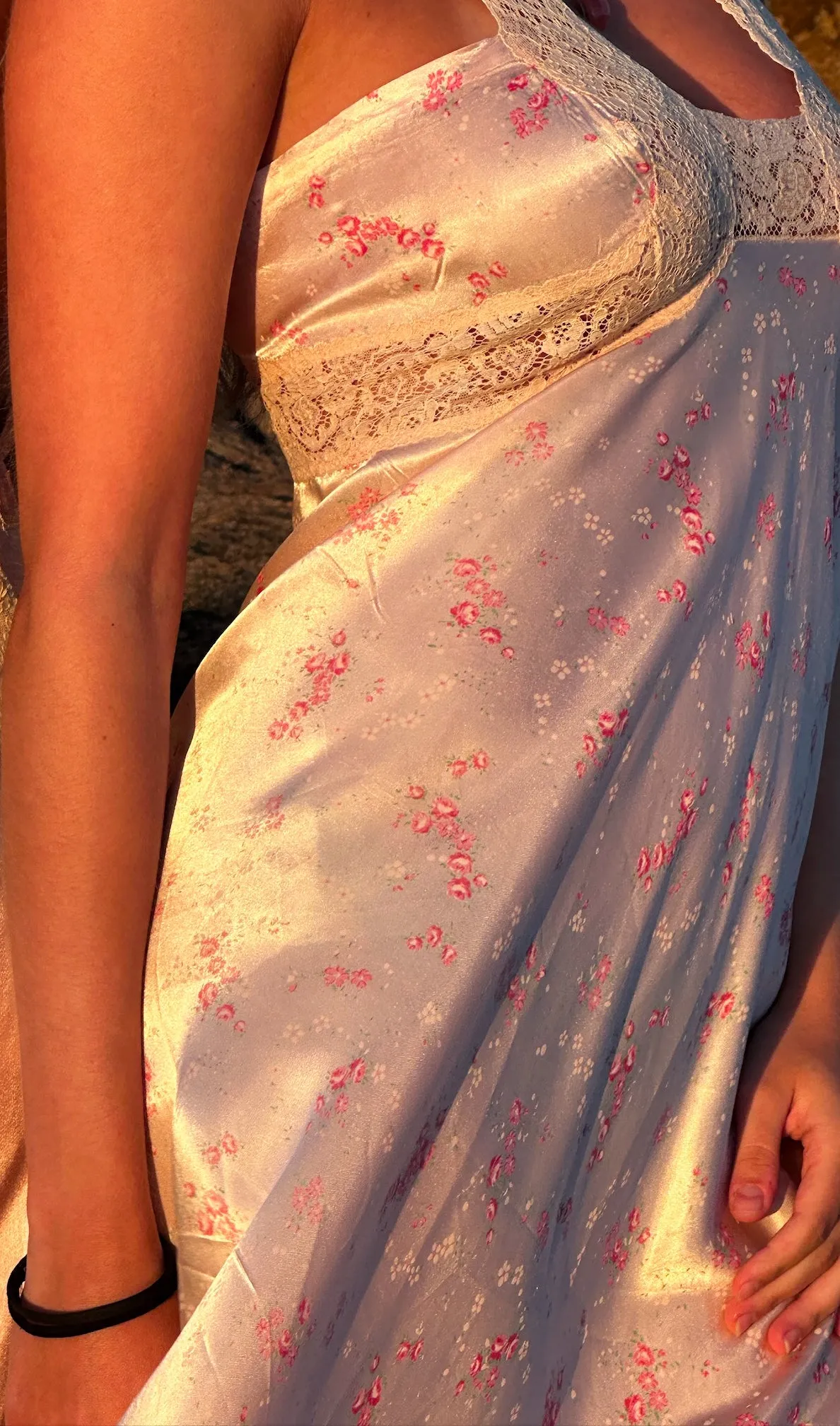 Floral Nightgown - 50s - 50R