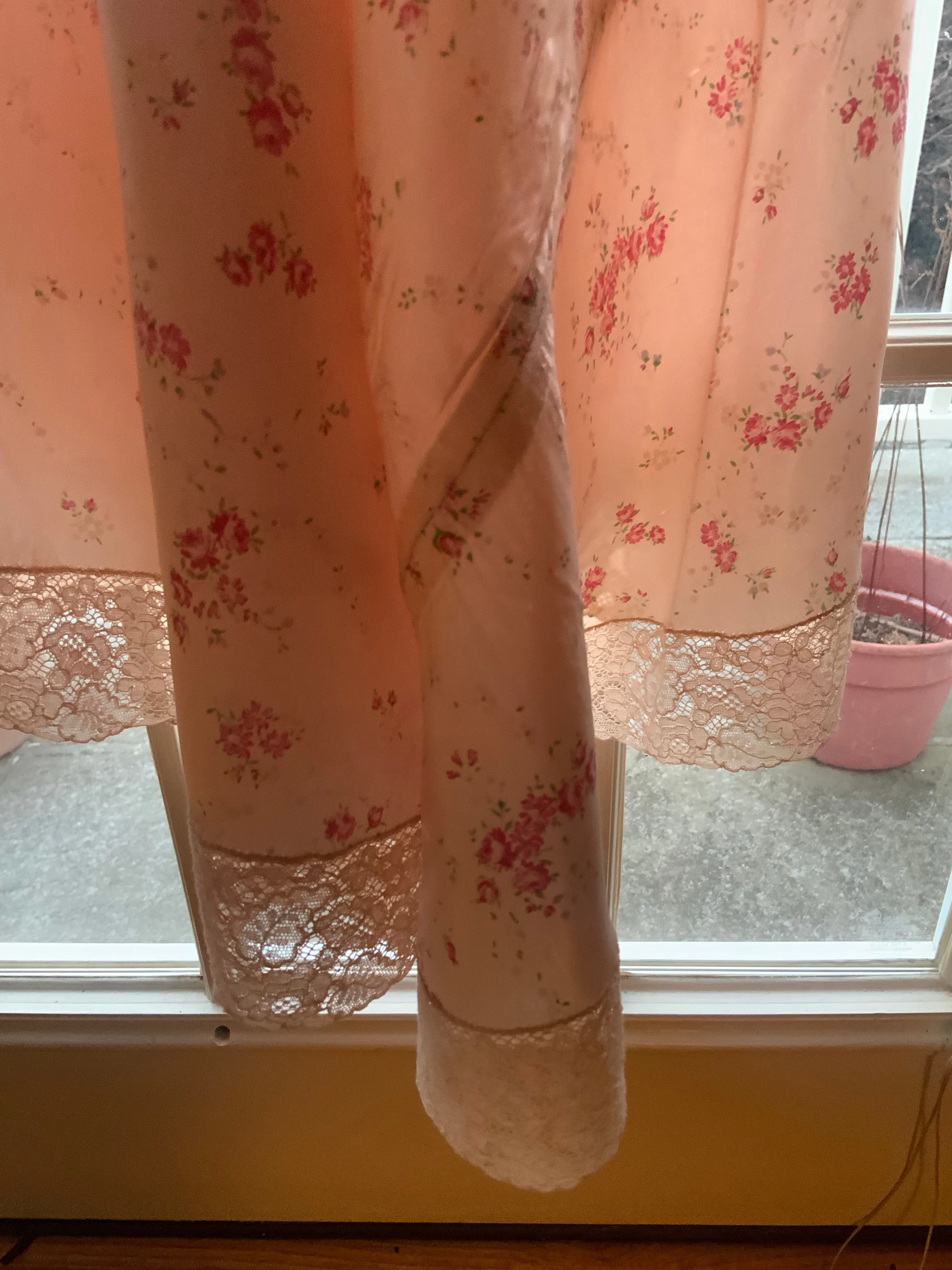 Floral Nightgown - 50s - 50R