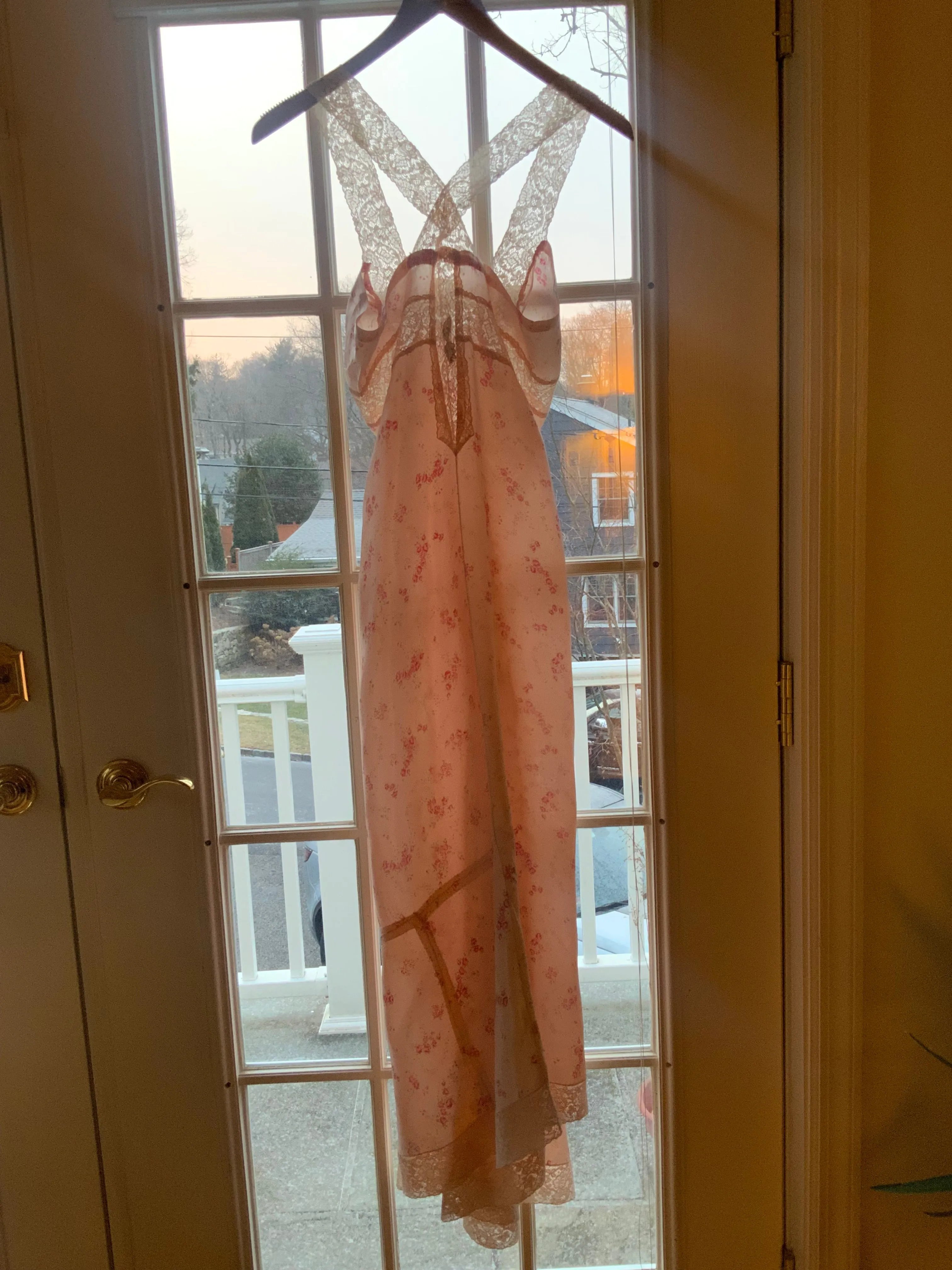 Floral Nightgown - 50s - 50R