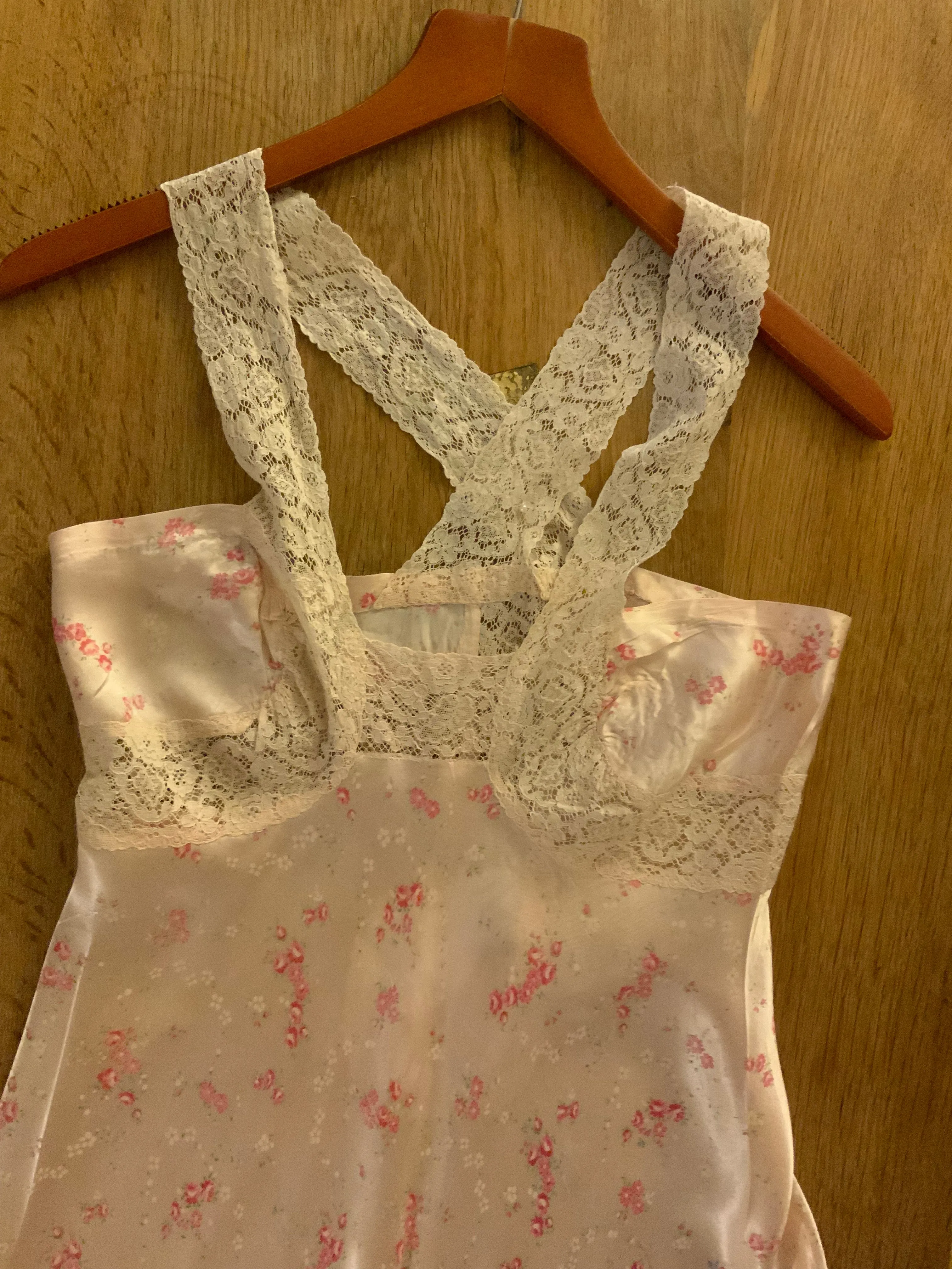 Floral Nightgown - 50s - 50R