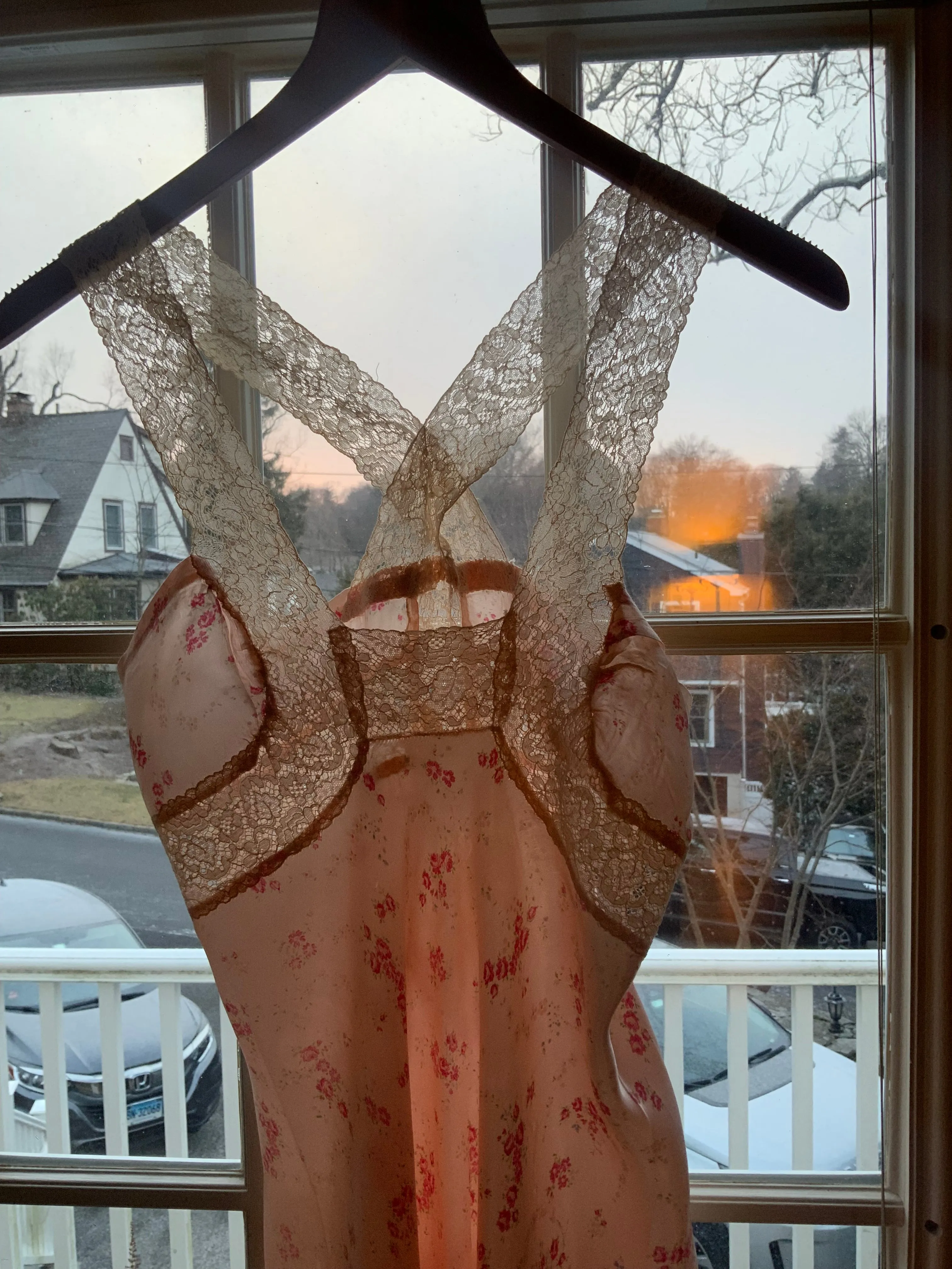 Floral Nightgown - 50s - 50R