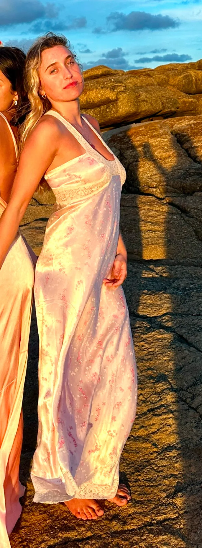 Floral Nightgown - 50s - 50R