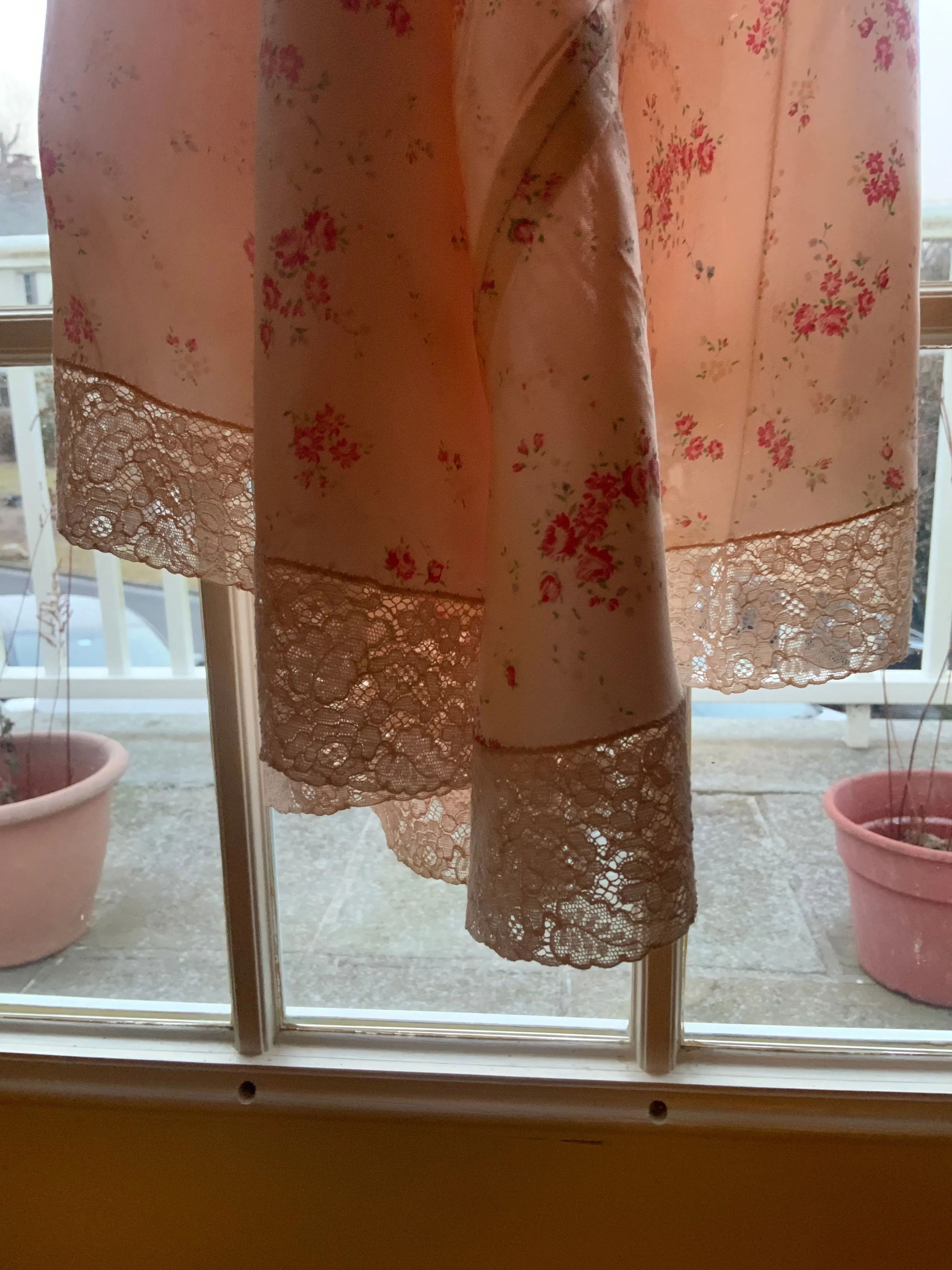 Floral Nightgown - 50s - 50R