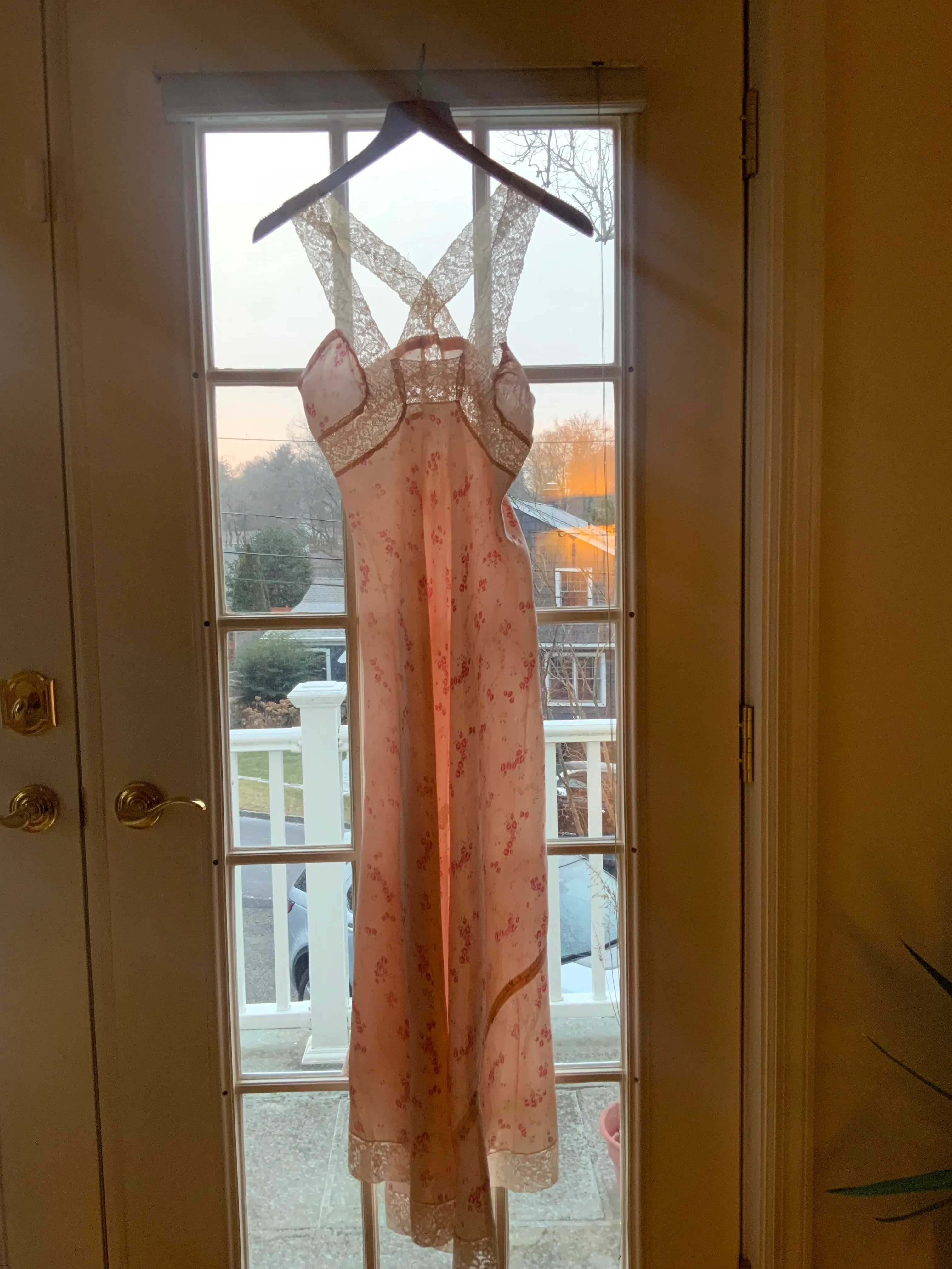 Floral Nightgown - 50s - 50R