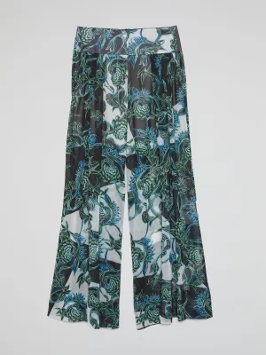Floral Print Palazzo Pants