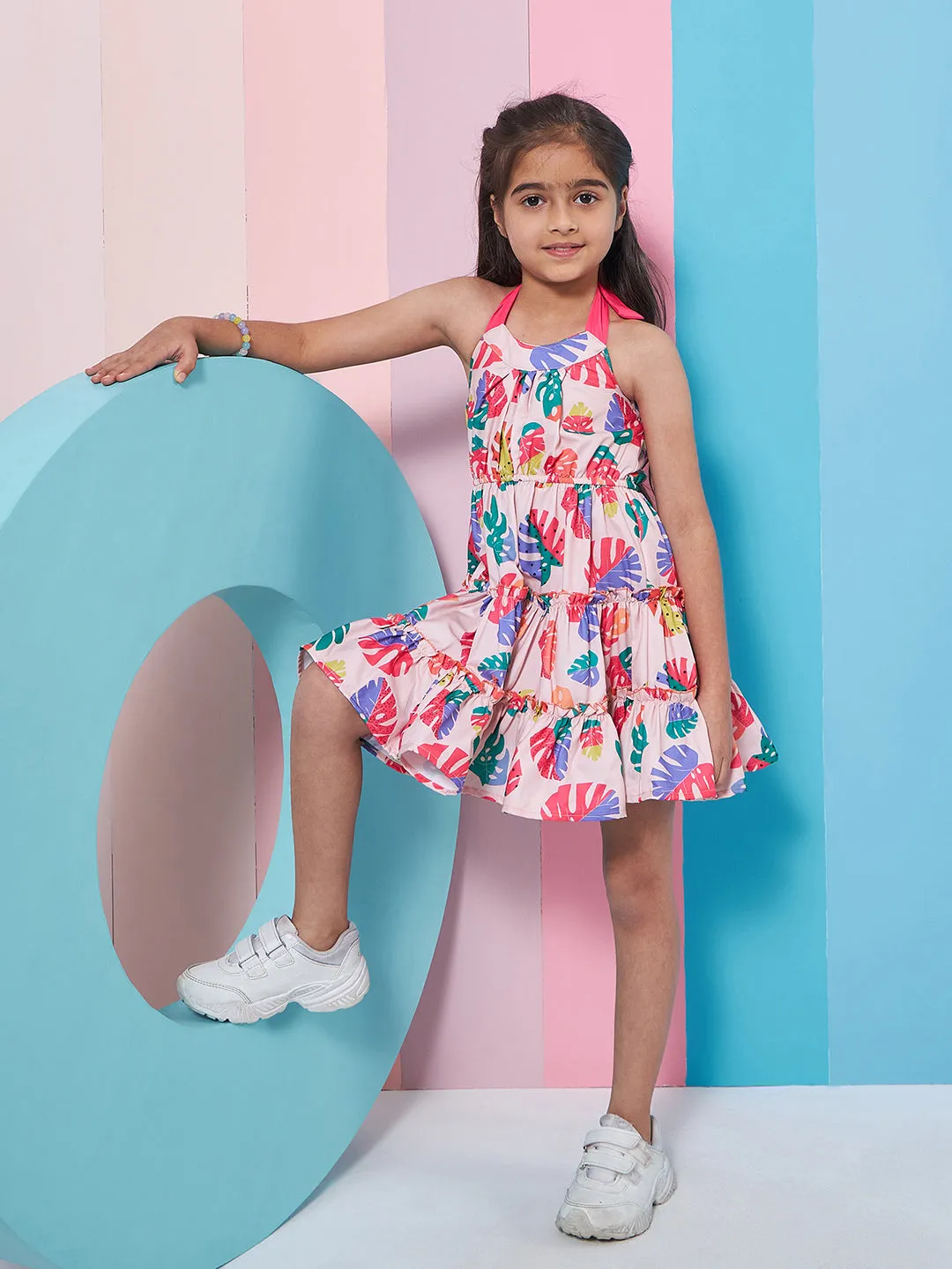 Floral Printed Fit Flare Dress