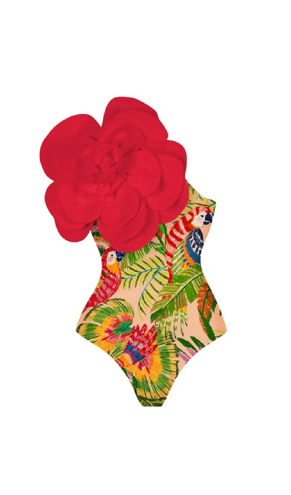 Flower Printed Swimwear Two Piece Set