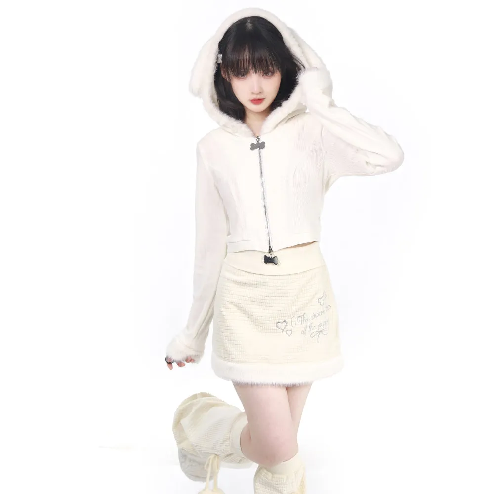 Fluffy animal tops and bottoms
