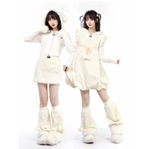 Fluffy animal tops and bottoms