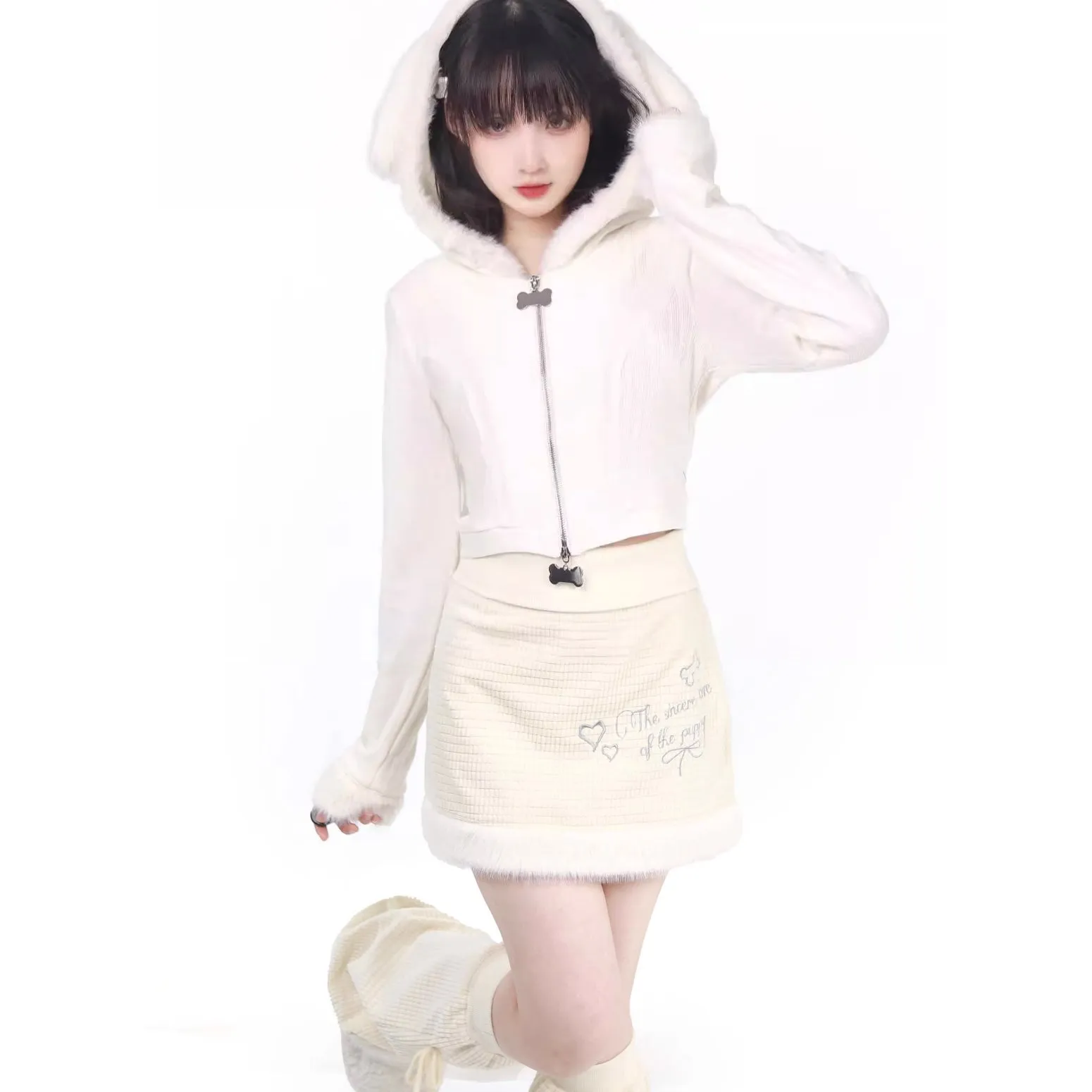 Fluffy animal tops and bottoms