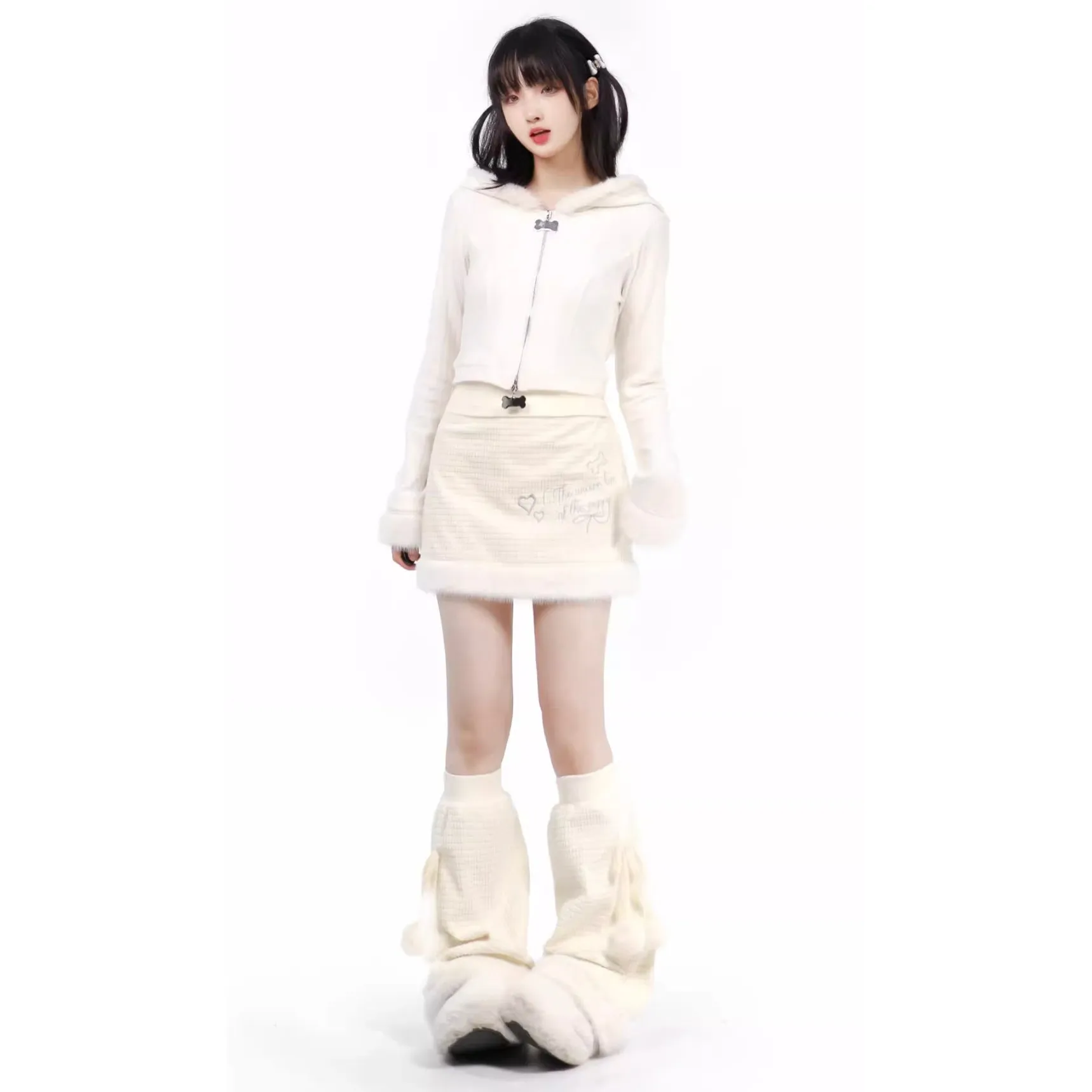 Fluffy animal tops and bottoms