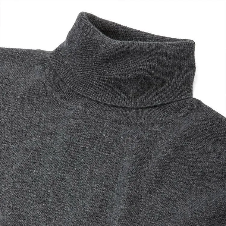 FootJoy Cashmere Turtleneck Sweater M Heather Charcoal (25045)