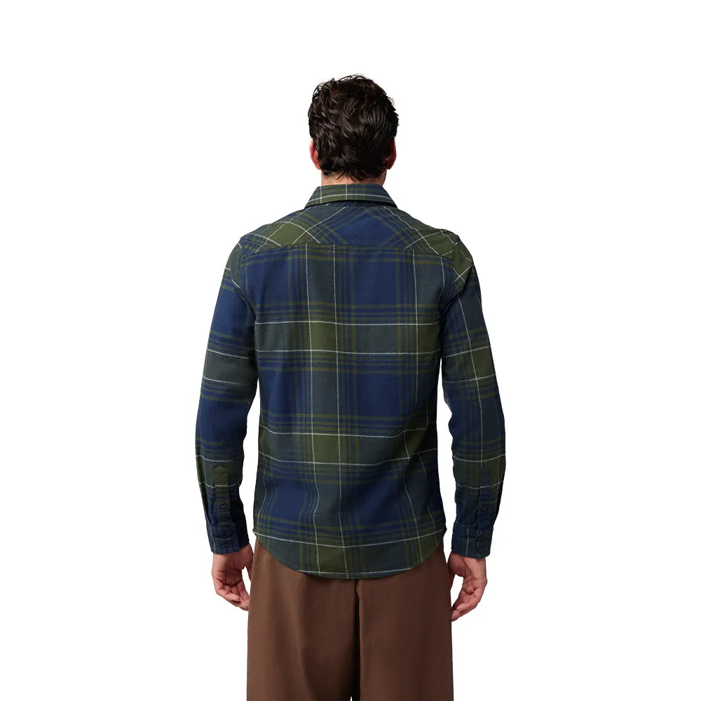 Fox Traildust Flannel Ls Shirt - Midnight