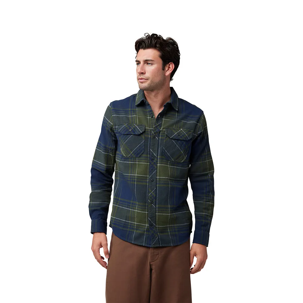 Fox Traildust Flannel Ls Shirt - Midnight
