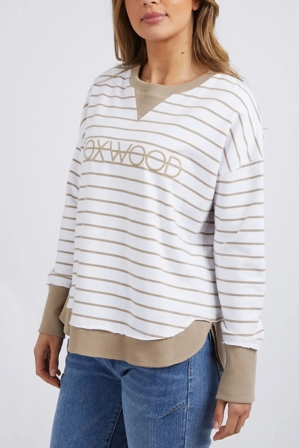 Foxwood Simplified Stripe Crew