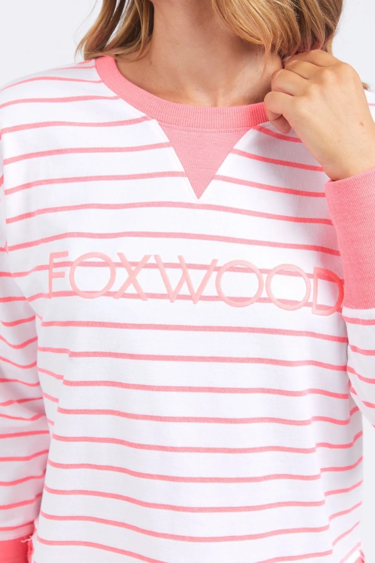 Foxwood Simplified Stripe Crew