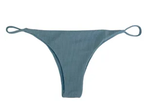 Frankies Women's Powder Blue Willa Ribbed Swim Bottom Size M NWT
