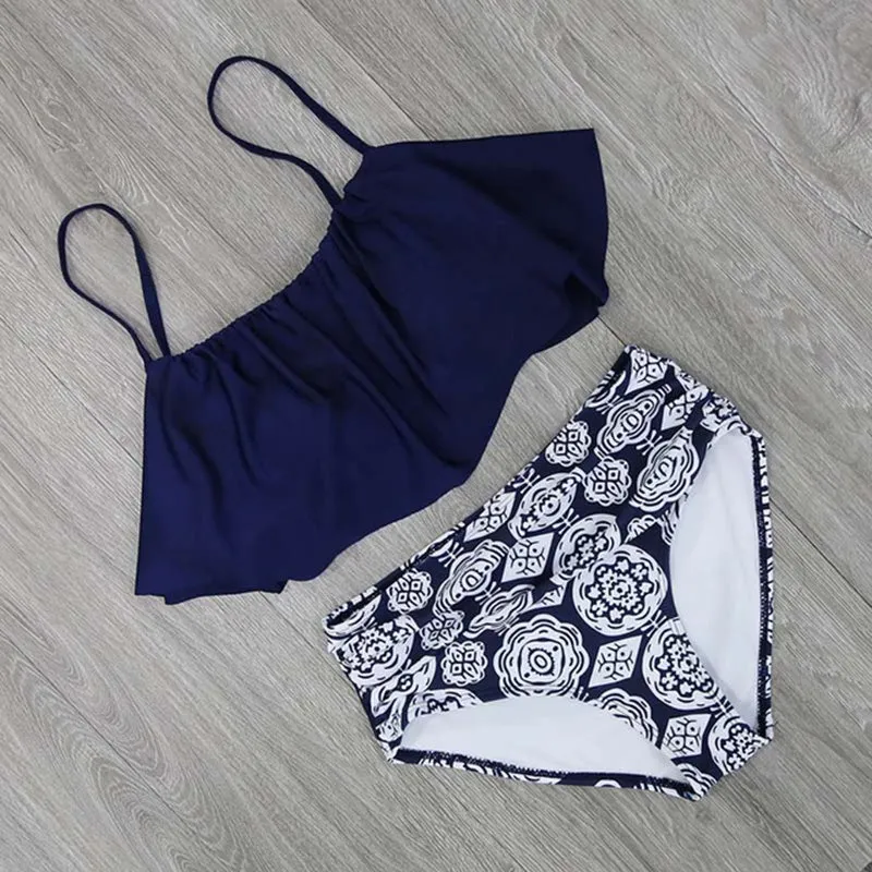 Fresh Water Beach High Waist Bikini Set
