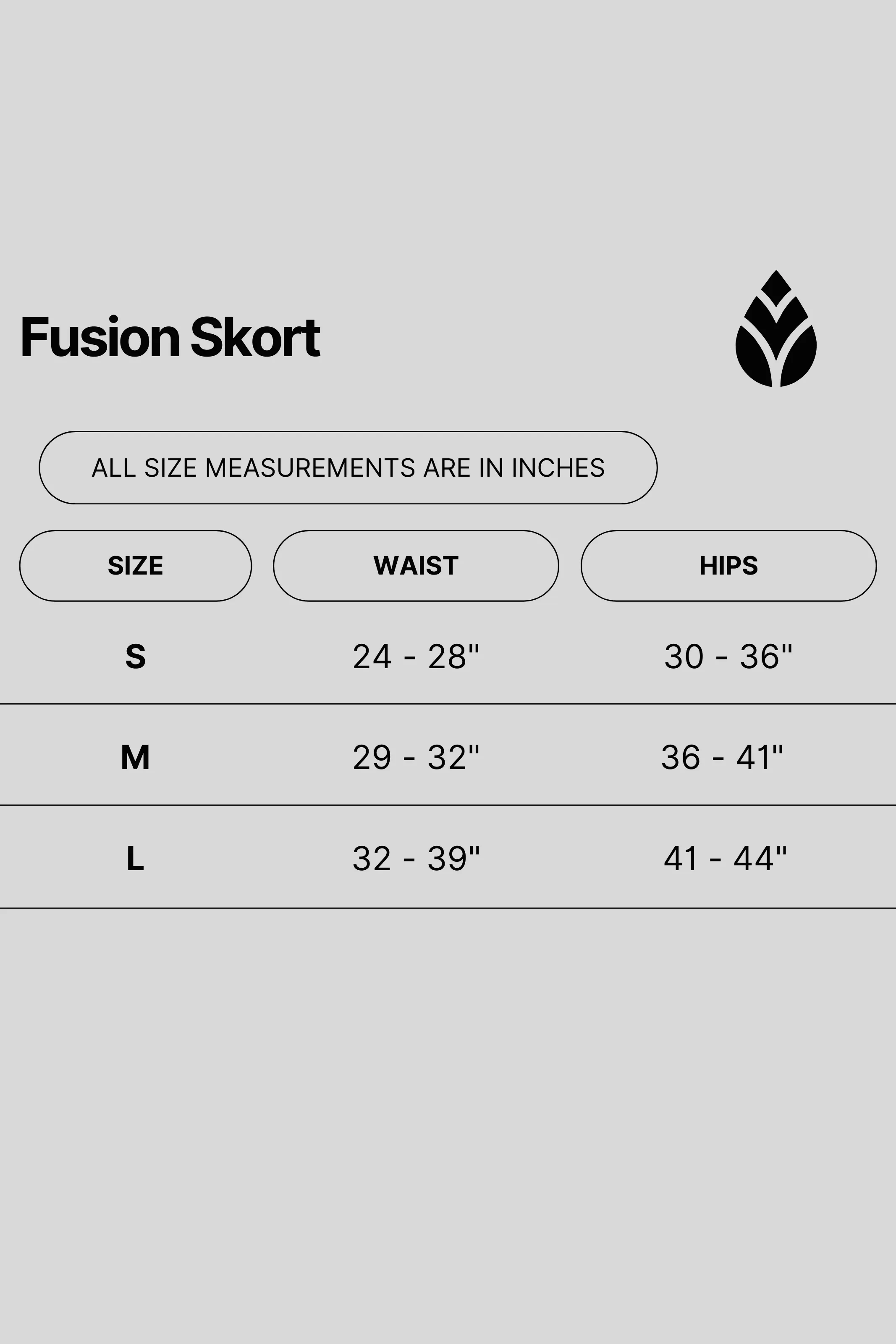 Fusion Skort  - Black