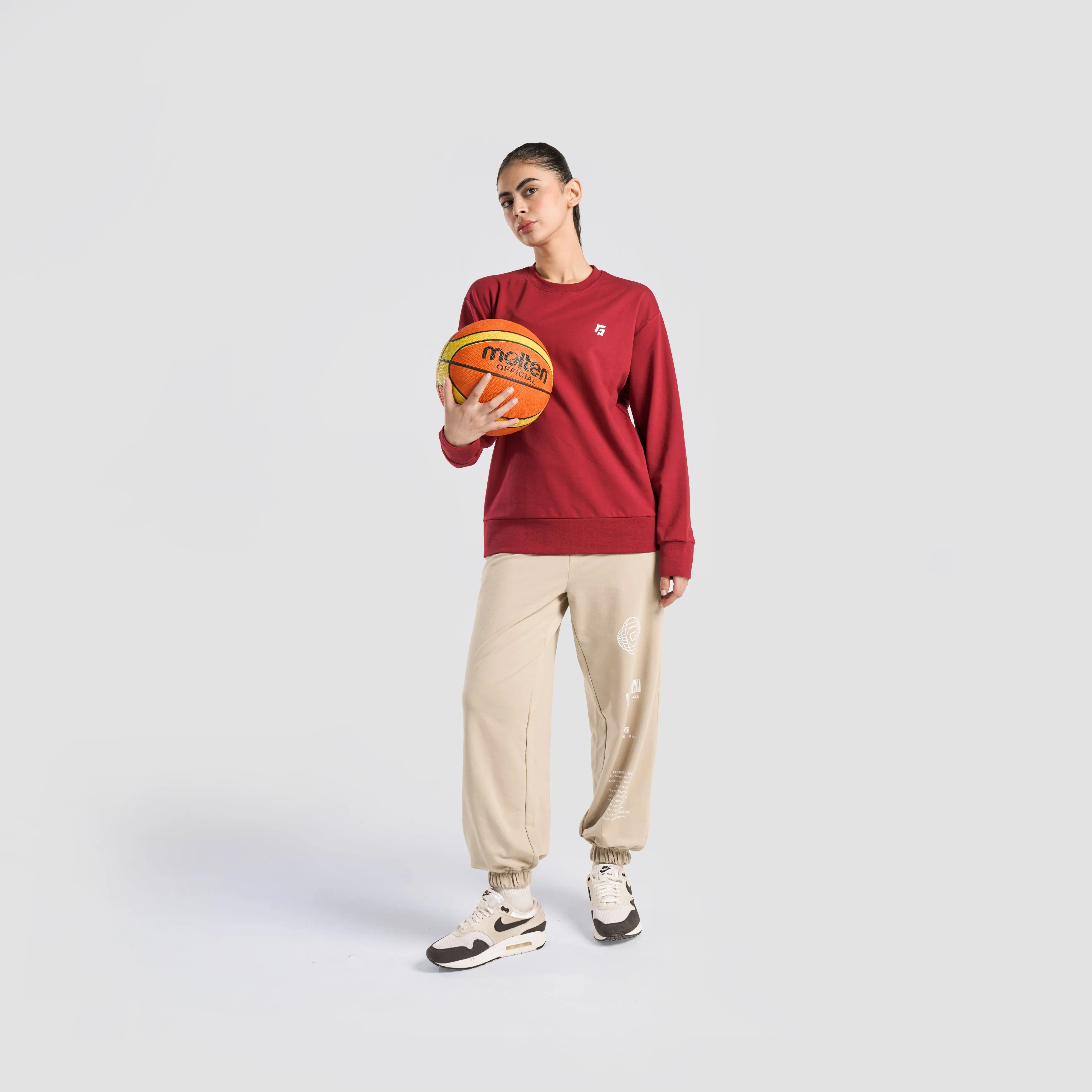GAI Pulse Oversized Joggers (Beige)