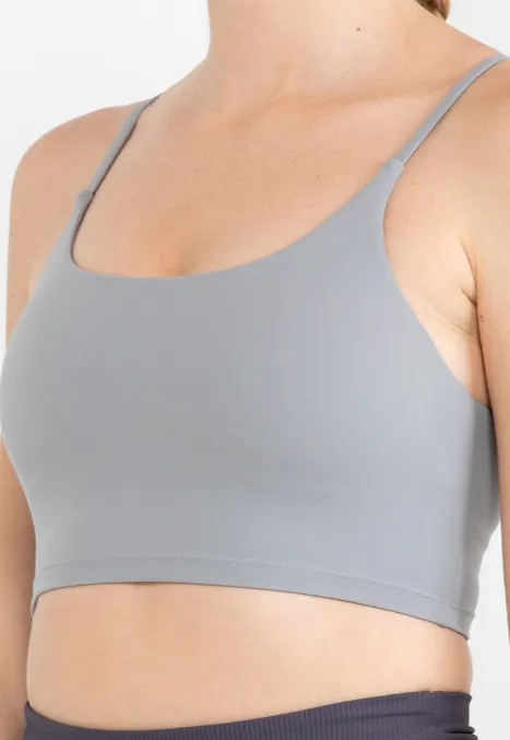 Gaia Women Crop Tank (Smoke)