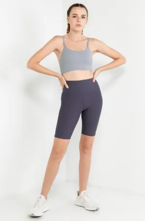 Gaia Women Crop Tank (Smoke)
