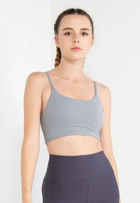 Gaia Women Crop Tank (Smoke)